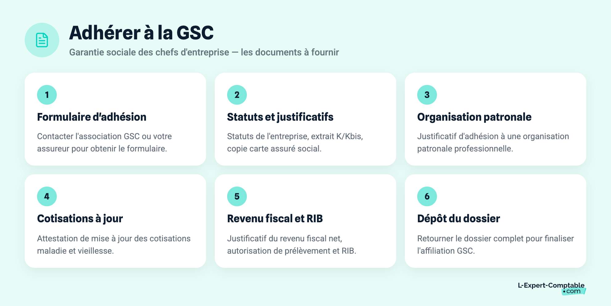 Adhérer à la GSC
